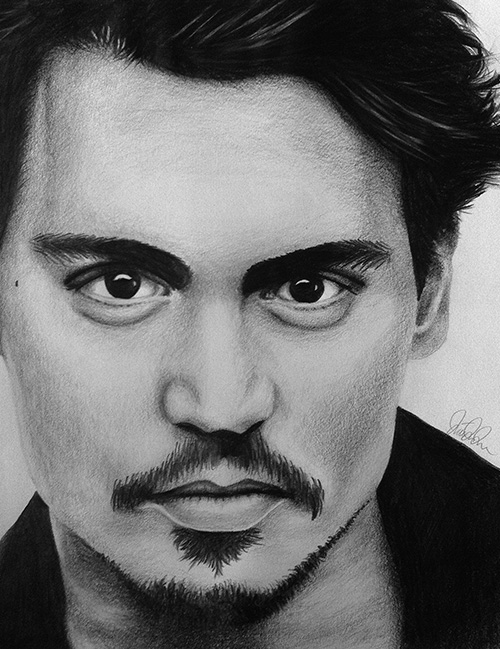 Johnny Depp drawing