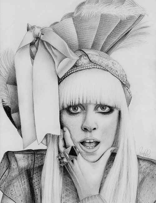 Lady Gaga drawing